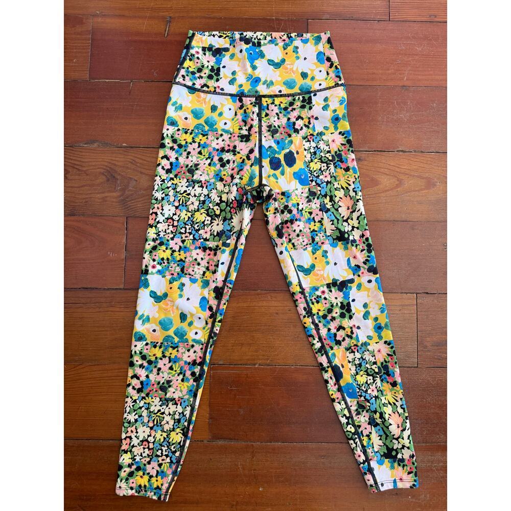 BSP Floral Patchwork Athletic Leggings